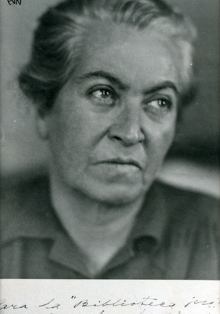 Fotografía de Gabriela Mistral