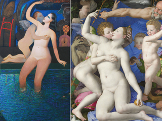 Venus y Cupido por Gonzalo Cienfuegos y Agnolo Bronzino