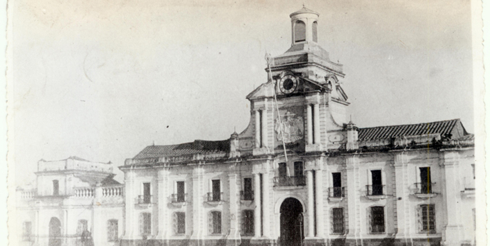 Antiguo palacio de la Real Audiencia.