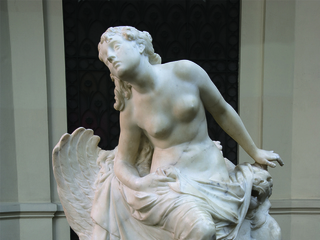 Detalle de La quimera de Nicanor Plaza, Col. MNBA