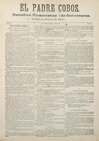 El Padre Cobos. Santiago, 8 de enero de 1876. Año II. N° 33. 4 pp.