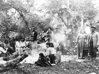 Fotografía de Martin Gusinde. Bahía Mejillones, 1922.