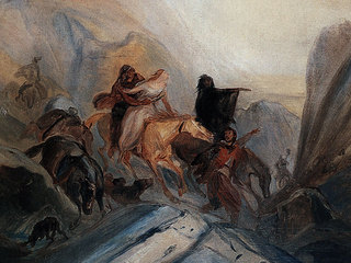 Detalle obra de Juan Mauricio Rugendas