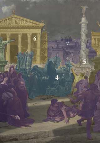 Los funerales de César: planos