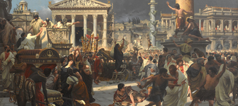 Análisis estético y morfológico de Los funerales de César