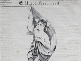 Portada alegórica triunfo de Chile