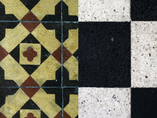 Baldosas corredores MNBA y MAC