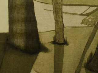 Detalle, Otoñal, óleo sobre tela