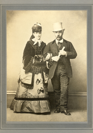 Benjamín Vicuña Mackenna y su esposa Victoria Subercaseaux