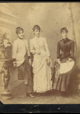 Blanca, Eugenia y María Magdalena Vicuña Subercaseaux