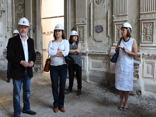 M.Krebs en el Palacio Pereira.