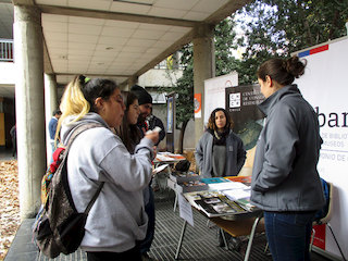 Durante la Feria de Pasantías.(Archivo CNCR, Avendaño, M.P. 2017)