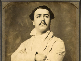 Ampliación fotográfica del primer daguerrotipo de Vicuña Mackenna, hecho en Estados Unidos en 1852