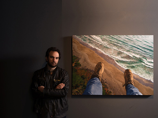 Víctor Mahana en Sala Chile MNBA