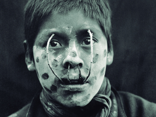 Detalle fotografía de Martín Gusinde