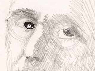 Detalle dibujo de Rosemarie Trockel.