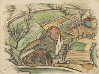 Paisaje de Cuenca,Pedro Olmos, Archivo CNCR( Rivas, V. 2015)