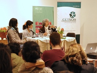 Expositoras durante el seminario