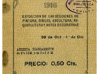 Catálogo Exposición Anual 1916