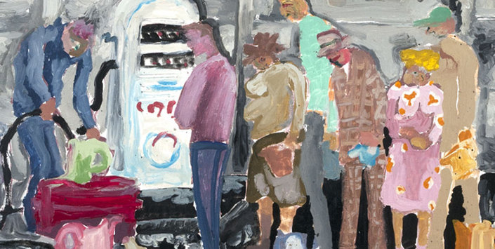 Lugares comunes. Pintura de Andrés Gana