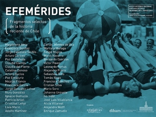 Inauguración Efemérides: Fragmentos selectos de la historia reciente de Chile