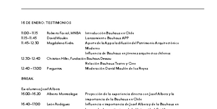 Programa Mesas redondas