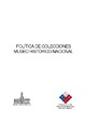 Política de colecciones del museo histórico nacional