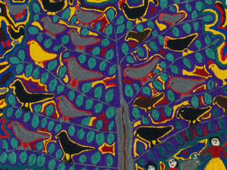 María Riquelme. Tapiz. Copiulemu, sin fecha (detalle)