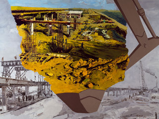 detalle pintura de la exposición